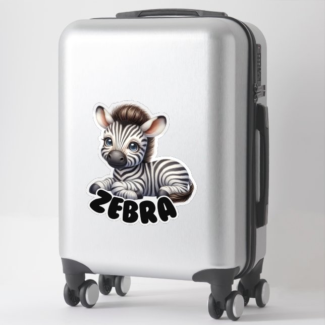 ADESIVO ZEBRA - NURSERY STICKER (Mala)