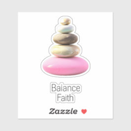 Adesivo Zen equilibra a fé