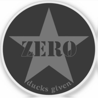 Adesivo Zero Ducks Dado Star (cinza)