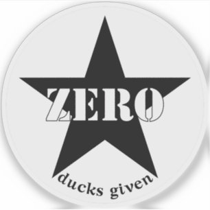 Adesivo Zero Ducks Dado Star (preto)