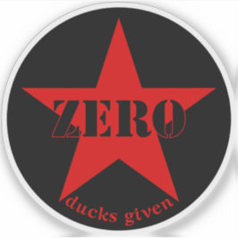 Adesivo Zero Ducks Dado Star (vermelho)