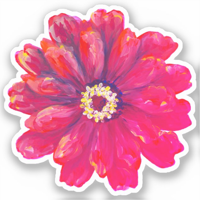 Adesivo Zinnia Vinyl Sticker (Frente)