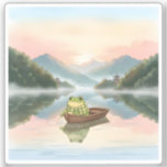 Adesivo Zochi’s Peaceful Ride at Sun Moon Lake<br><div class="desc">Zochi relaxes on a gentle boat ride across Sun Moon Lake, surrounded by tranquil nature.</div>