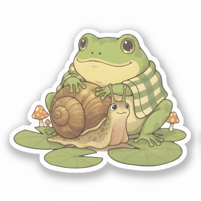 Adesivo Zochi & Snoo o Caracol (Frente)