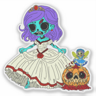 Adesivo Zombie Cinderella