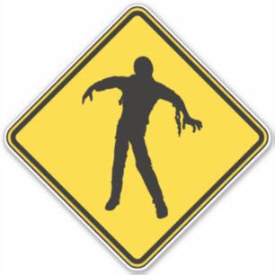 Adesivo Zombie Crossing