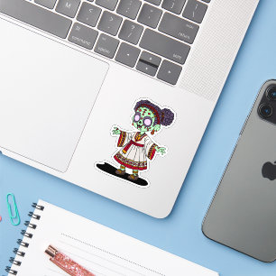 Adesivo Zombie etíope-cuta