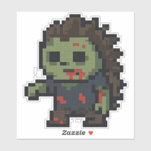 Adesivo zombie hedgehog 6x6