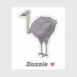 Adesivo Zombie Ostrich
