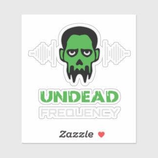 Adesivo Zombie Techno Rave