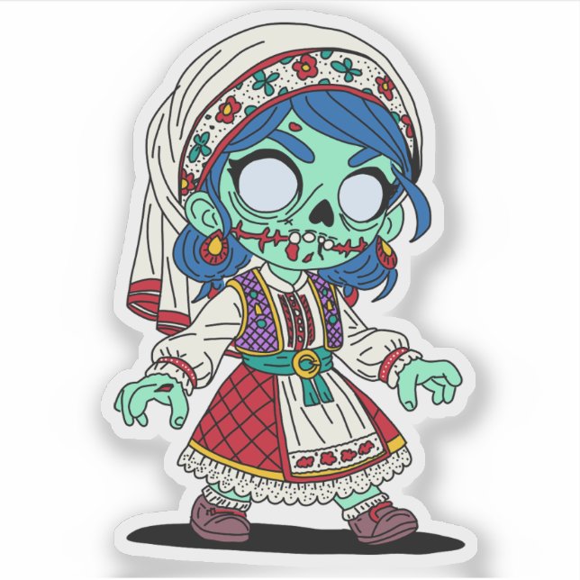 Adesivo Zombie Turca (Frente)