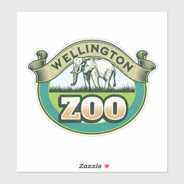 Adesivo Zoo Wellington (Folha)