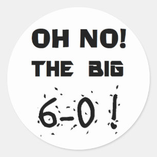 Adesivos "60º aniversário"