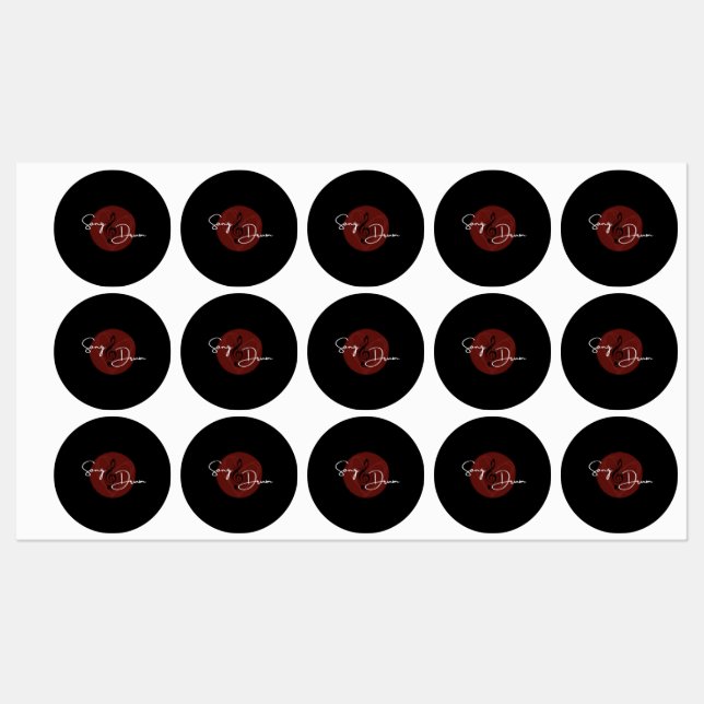 Adesivos à prova d'água do submundo Song_Drum (Folha)