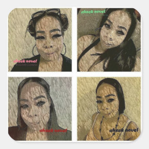 Adesivos Ahsek Novel Book Series