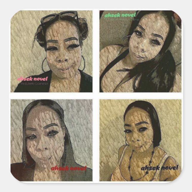 Adesivos Ahsek Novel Book Series (Frente)