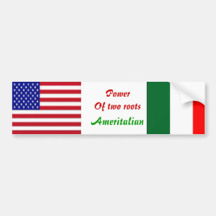 Adesivos americanos para-choques italianos