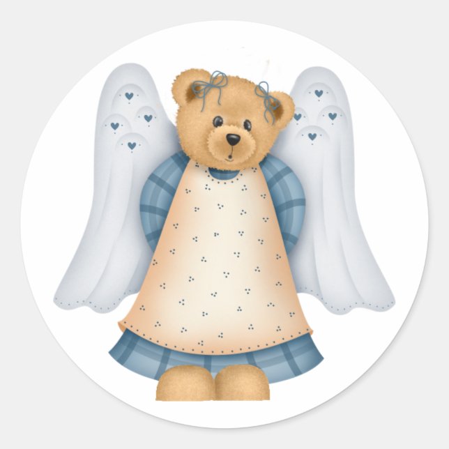 Adesivos Angel Teddy Bear D11 (Frente)