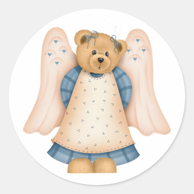 Adesivos Angel Teddy Bear D8 (Frente)