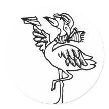 adesivos - animal engraçado -