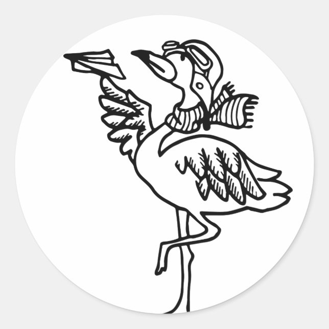 adesivos - animal engraçado - (Frente)