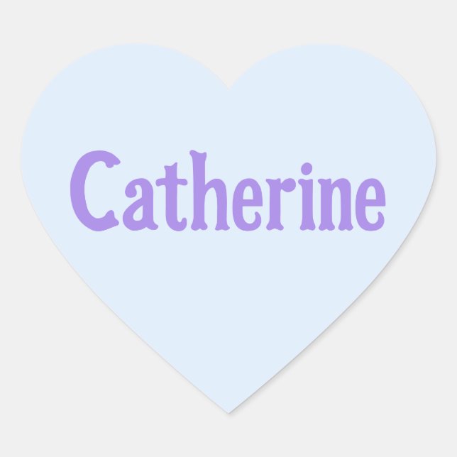 Adesivos Aqua Mint Catherine Heart (Frente)