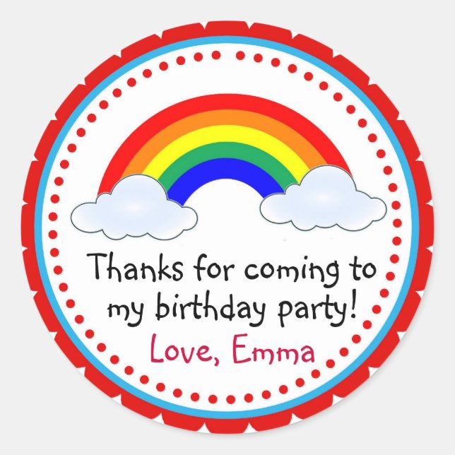 Adesivos arco-íris (Frente)