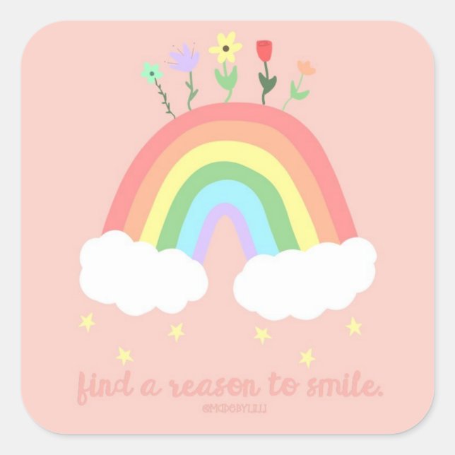 Adesivos arco-íris (Frente)