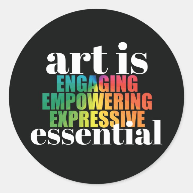 Adesivos Art Is ESSENTIAL (Frente)