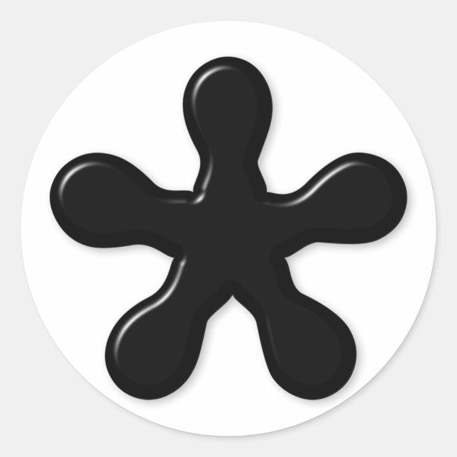 Adesivos Asterisk 3d (Frente)