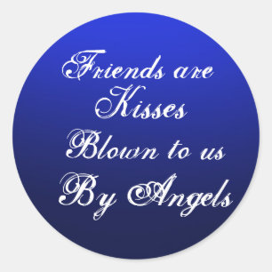 Adesivos Azuis de Amizade