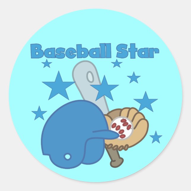 Adesivos Baseball Star (Frente)