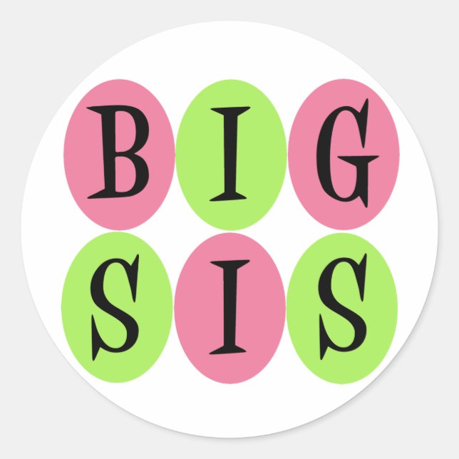 Adesivos Big Sis (Frente)