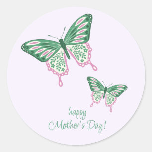Adesivos Boho Chic Borboletas Feliz Dia das Mães