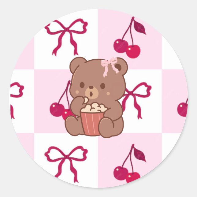Adesivos Bows & Bears (Frente)