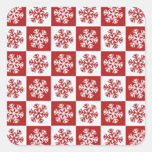 Adesivos brancos de flocos de neve de tabuleiro ve