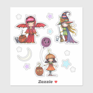 Adesivos Caprichosos de Halloween Molly Harrison