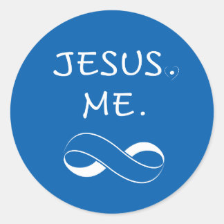 Adesivos Cartões Cristãos Jesus Me Infinito