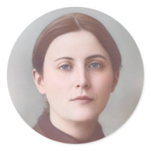 Adesivos Católicos Redondos de Sta. Gemma Galgani