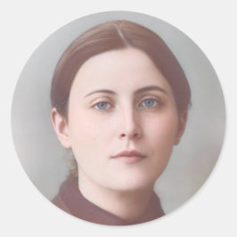 Adesivos Católicos Redondos de Sta. Gemma Galgani