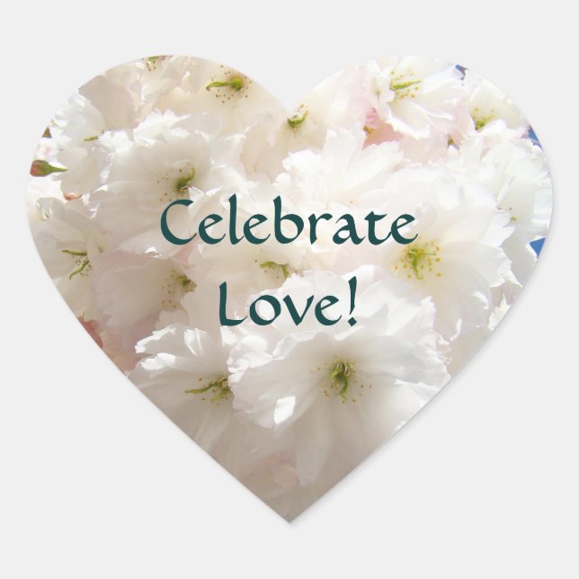 Adesivos Celebre o Amor! Flores Rosa em Flor (Frente)