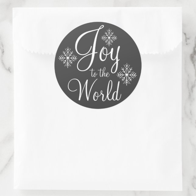 Adesivos Chalkboard Joy to the World (Bolsa)