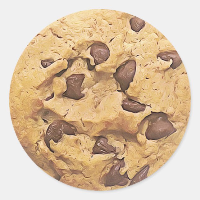 Adesivos Chip Cookies de Chocolate (Frente)