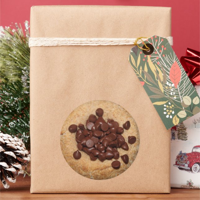 Adesivos Chip Kolache de Chocolate (Feriado)