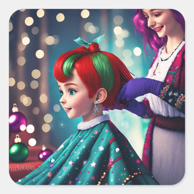 Adesivos Classic Square Round Corner (Frente)