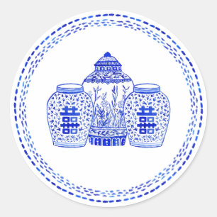 Adesivos clássicos de gengibre de aquarela