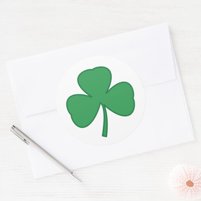 Adesivos Clássicos de Shamrock (Envelope)