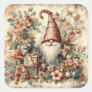 Adesivos clássicos do Gnomo de Natal