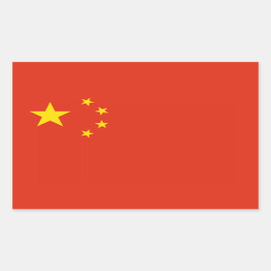 Adesivos com bandeira chinesa