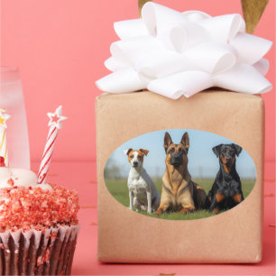 adesivos com cães